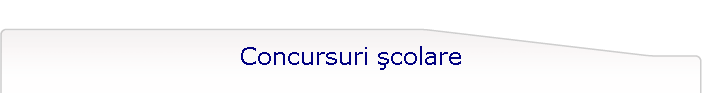 Concursuri şcolare